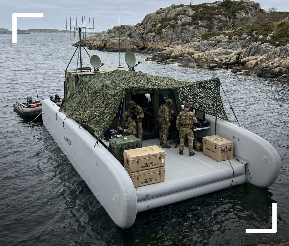 Equipment on a Manta