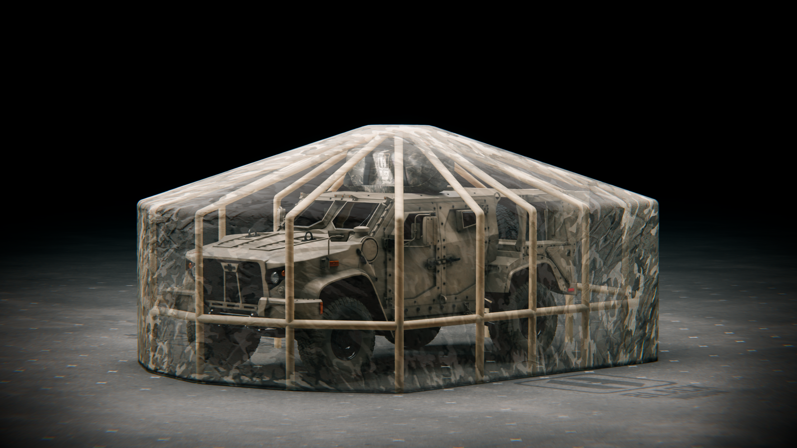 Black widow See through